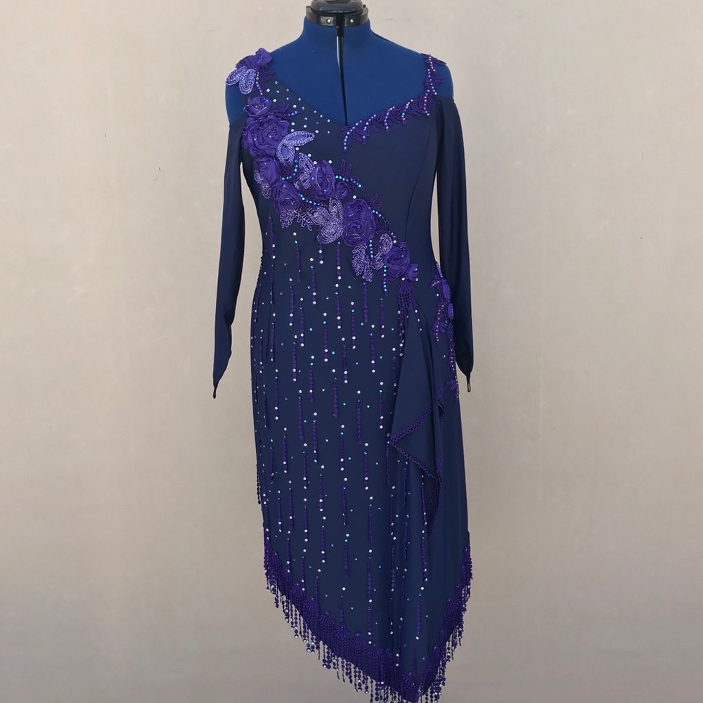 Navy blue Ballroom Gown